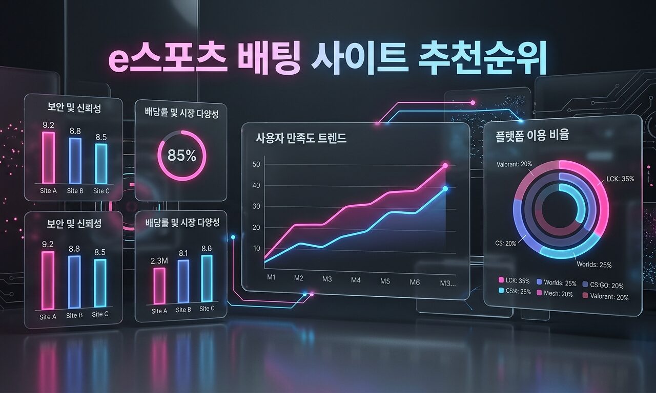 e스포츠 배팅 사이트 추천순위
