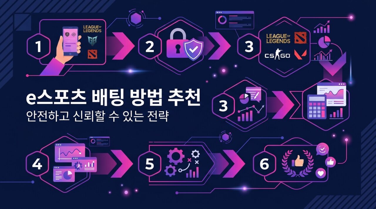 e스포츠 배팅 방법 추천