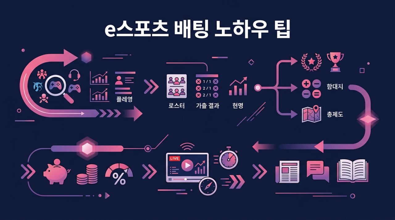 e스포츠 배팅 노하우 팁