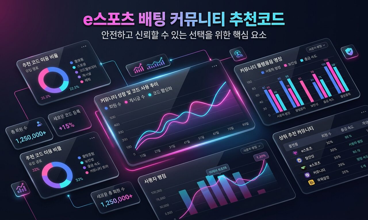 e스포츠 배팅 커뮤니티 추천코드