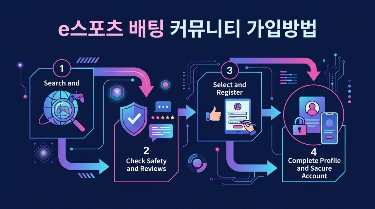 e스포츠 배팅 커뮤니티 가입방법