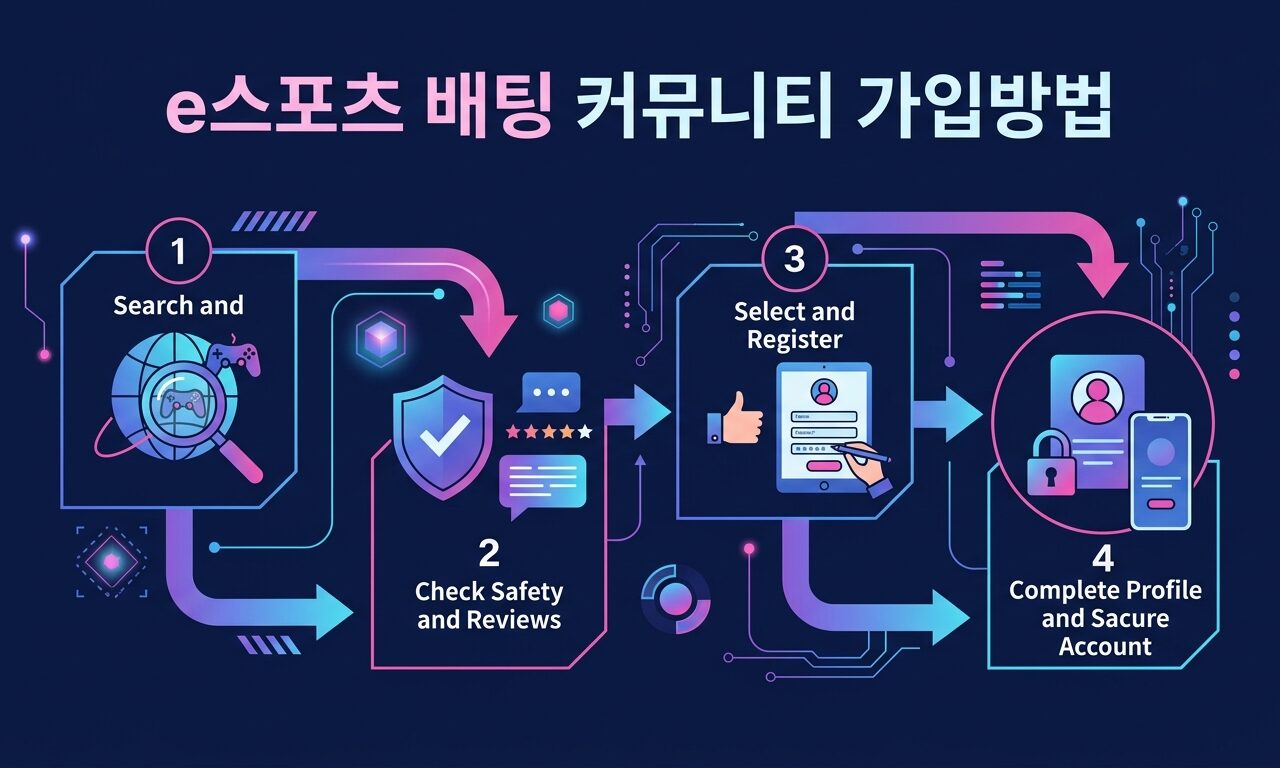 e스포츠 배팅 커뮤니티 가입방법