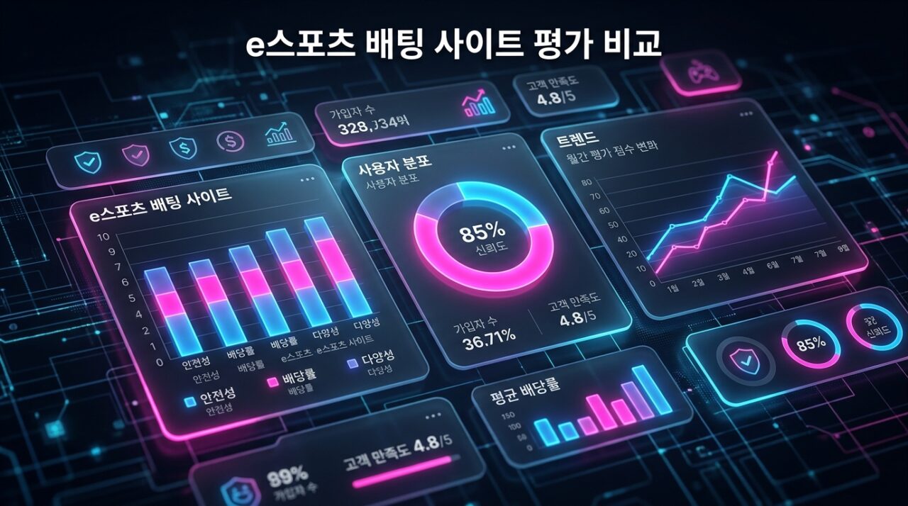 e스포츠 배팅 사이트 평가 비교