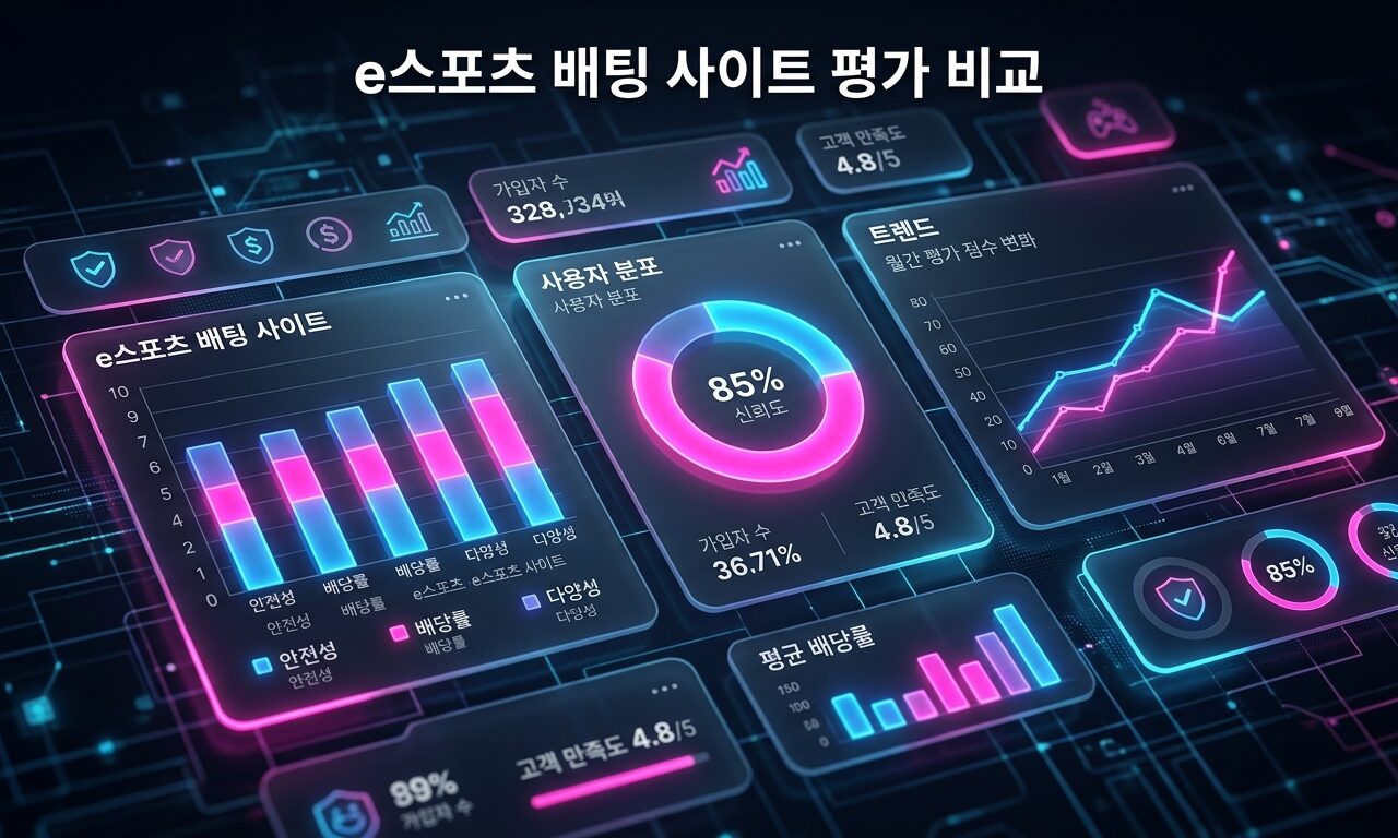 e스포츠 배팅 사이트 평가 비교